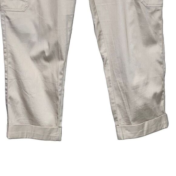 White House Black Market tan cargo capri pants size 10 - Picture 5 of 16